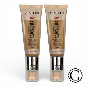 2 PACK Revlon PhotoReady Candid Foundation- 150 Creme Brulee